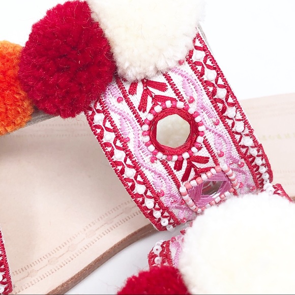 Anthropologie Well-Embellished Slide Sandals - Picture 5 of 11